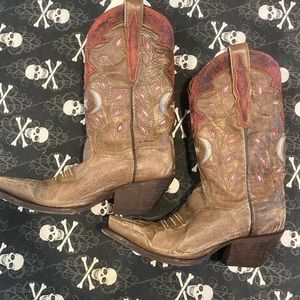 Dan Post Boots moon & stars inlay DP3510 Sz 6